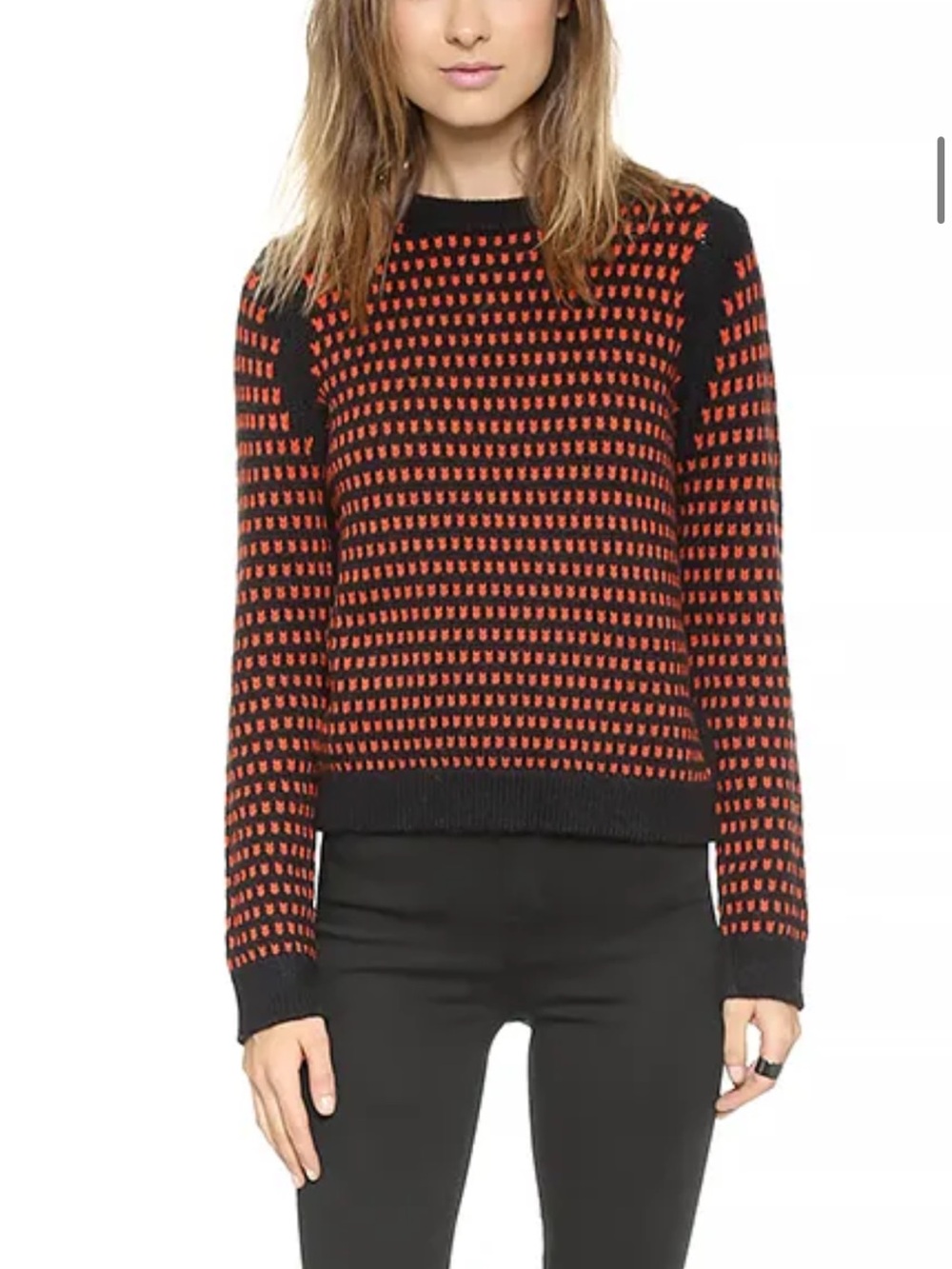 AYR The Fox Merino Alpaca Blend Crewneck Sweater (see measurements)